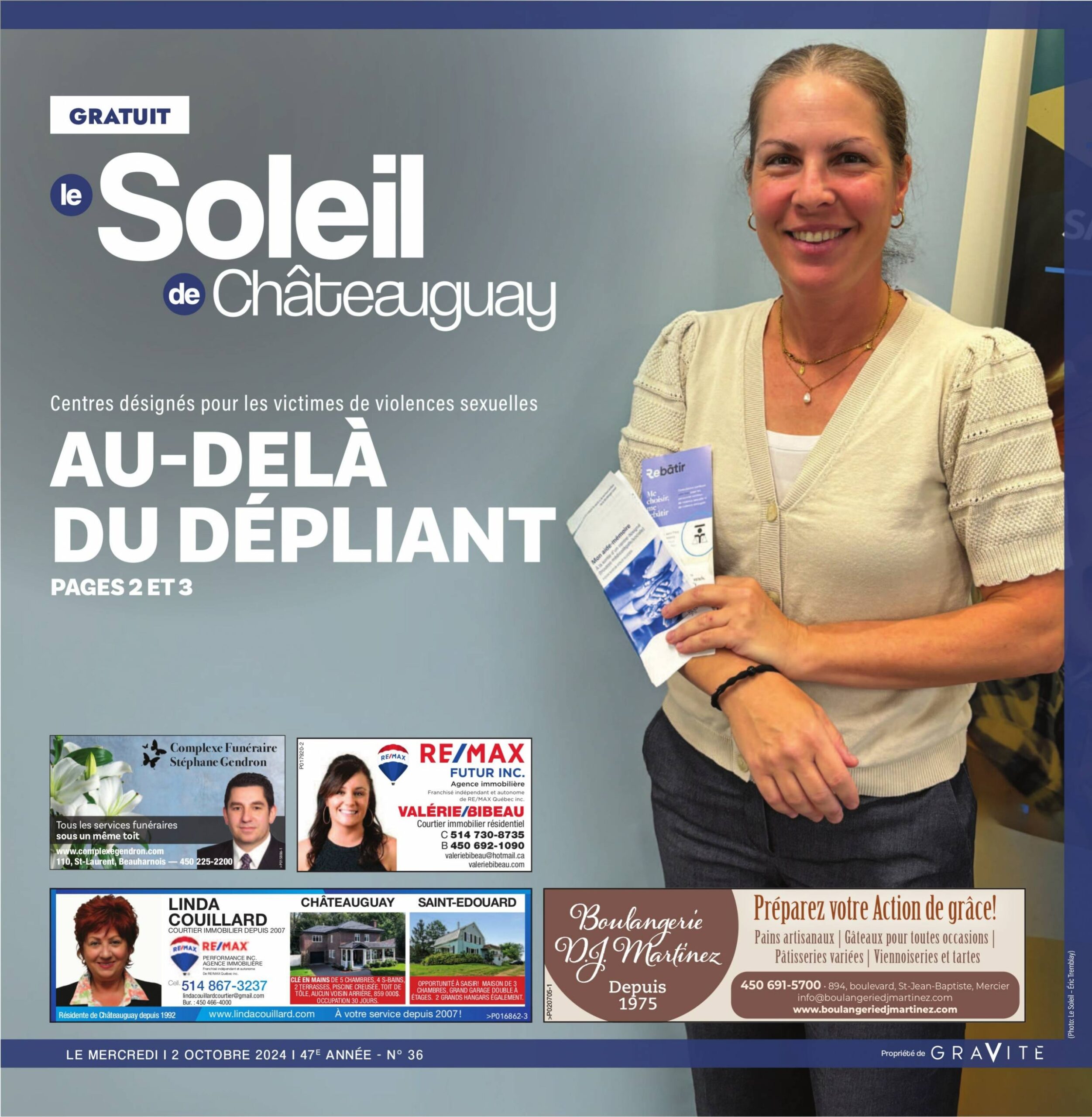 Journal Le Soleil de Châteauguay – 2 octobre 2024